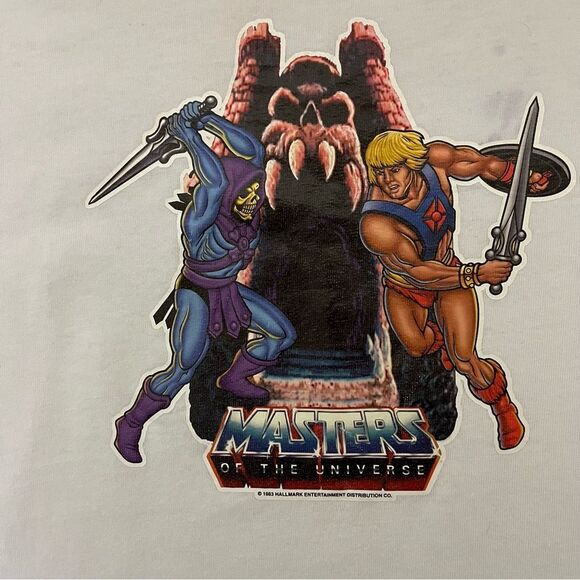 Vintage Single Stitch 1983 He-Man Masters Of The Universe Cartoon Graphic Tee - Picture 6 of 13